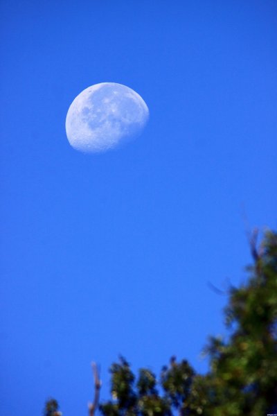 Луна на ней