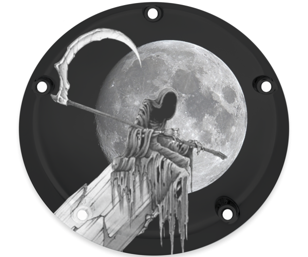 Картина смерть Луны на гильотине