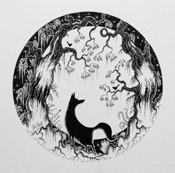 Стилизованная Луна