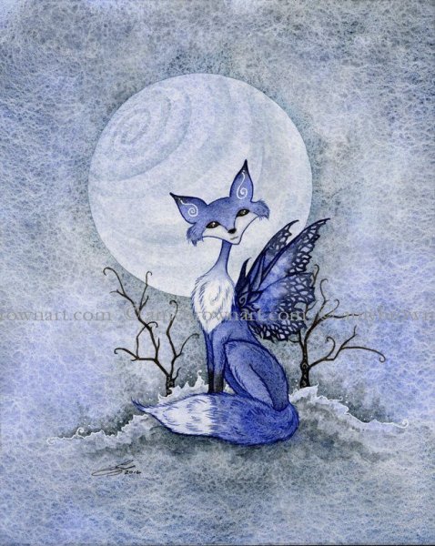 Лисица и Луна