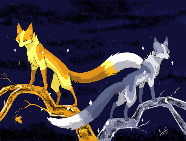 Волк и лиса аниме