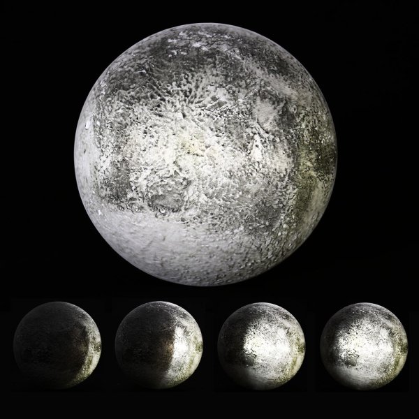 Реальная форма Луны