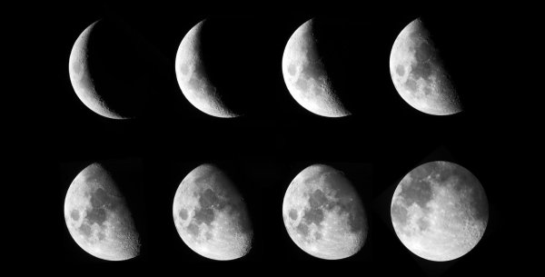 Изменение лунных фаз