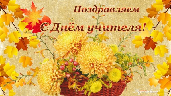 Осень день учителя картинки