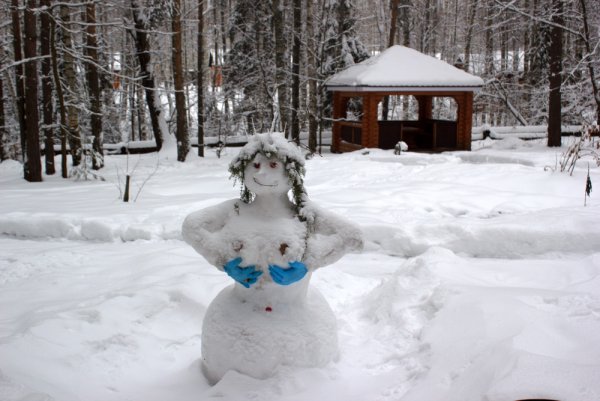 Женщина из снега