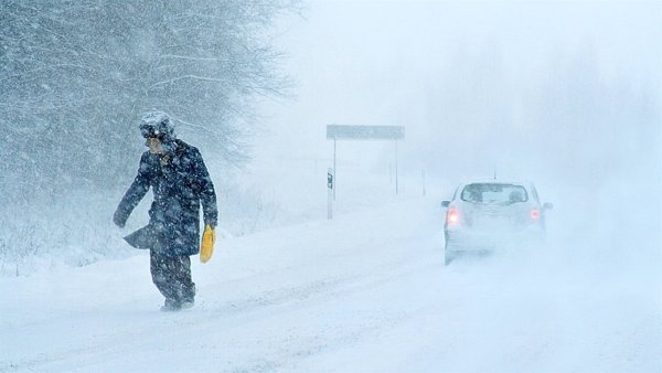 Метель в Архангельске