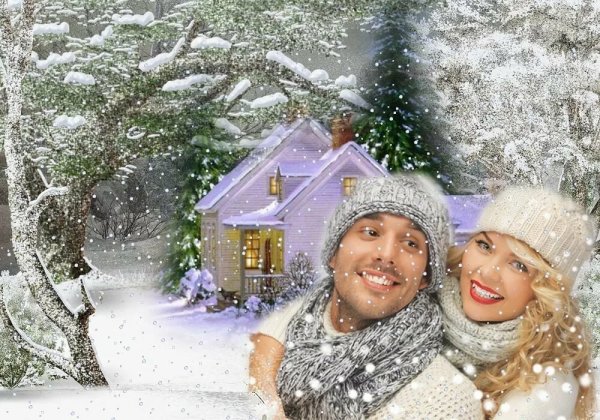 Снег снежок