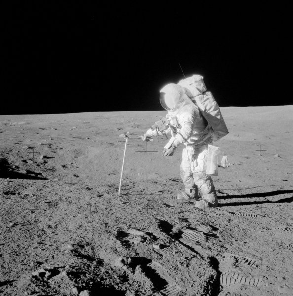 Нил Армстронг на Луне 1969