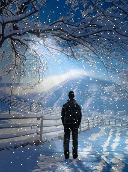 Снег одиночество