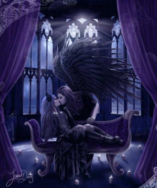 Ангел в готическом стиле