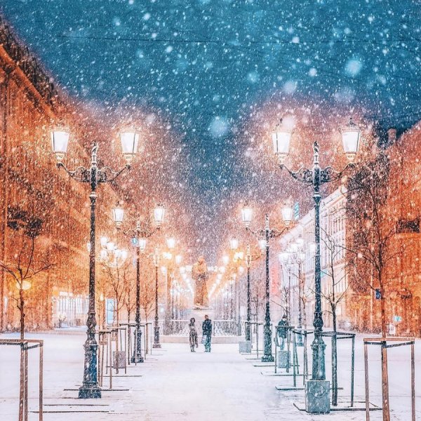 Зимний город