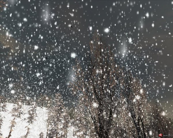 Хлопья снега
