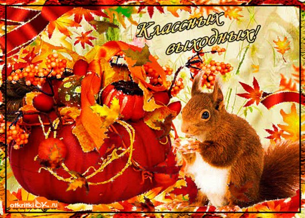 Осенние выходные