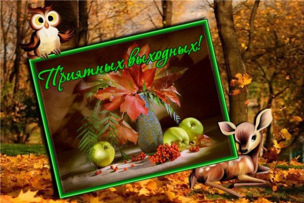 С первыми осенними выходными