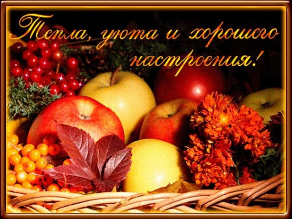 Фрукты осенью