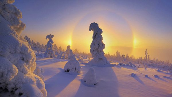 Необычные зимние пейзажи