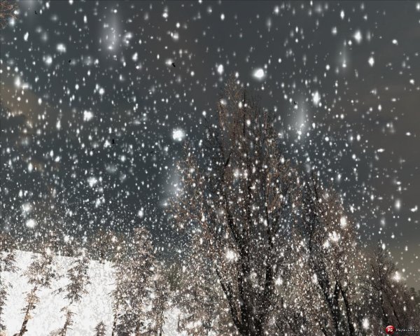 Хлопья снега