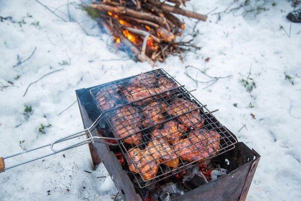Шашлык зимой