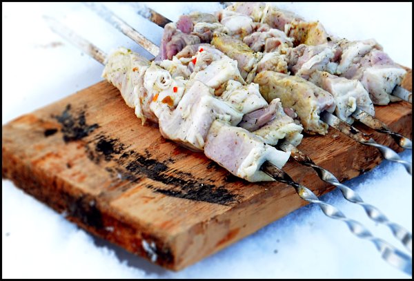 Зимний шашлык