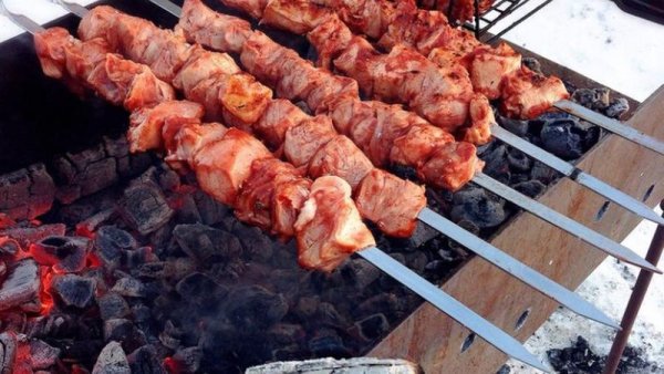 Зимний шашлык