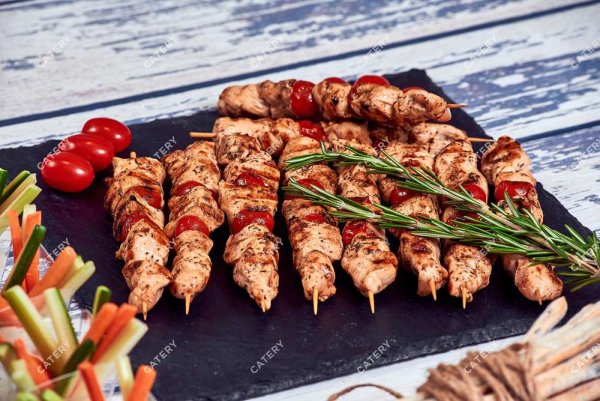 Зимний шашлык на природе