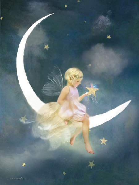 Ангелочек на Луне