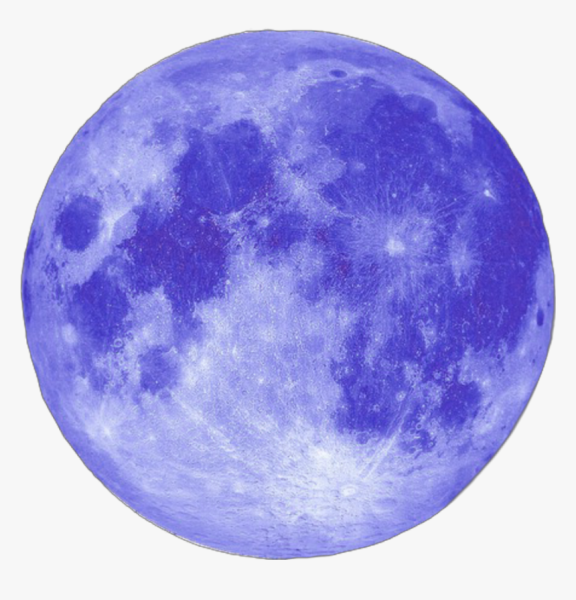 Луна на прозрачном фоне