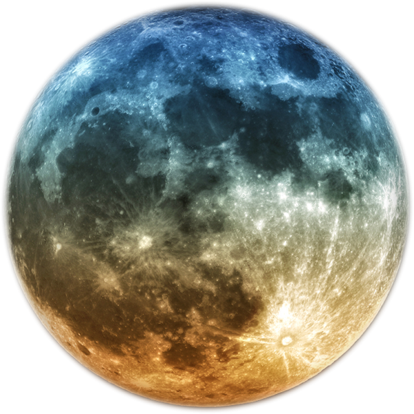 Луна без фона