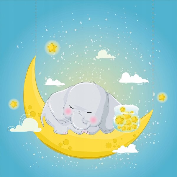 Милые зверушки на облачках