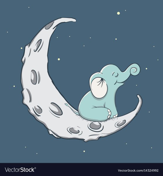 Слоненок на Луне