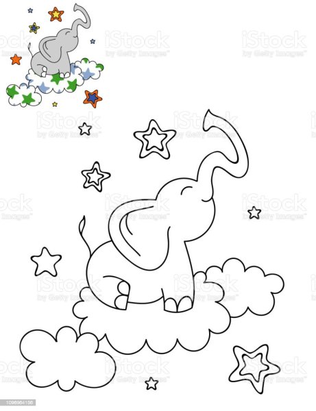 Слоник на облаке