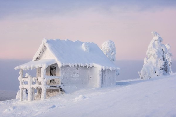 Зимняя сказка. Лапландия, Финляндия