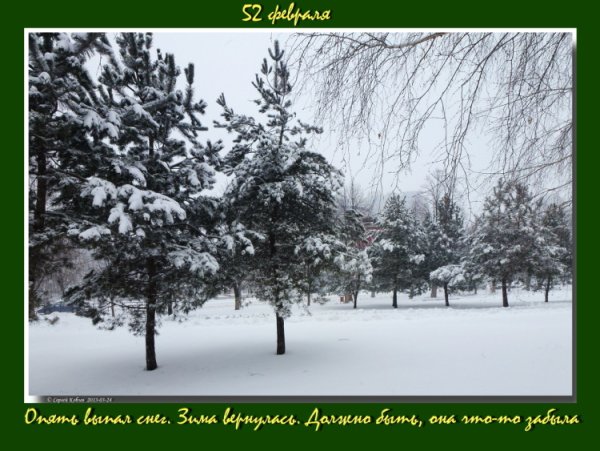 Зима вернулась