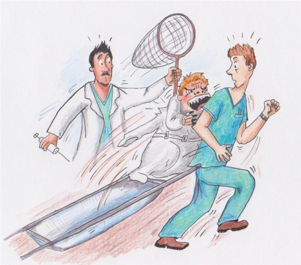 Осеннее обострение у психов