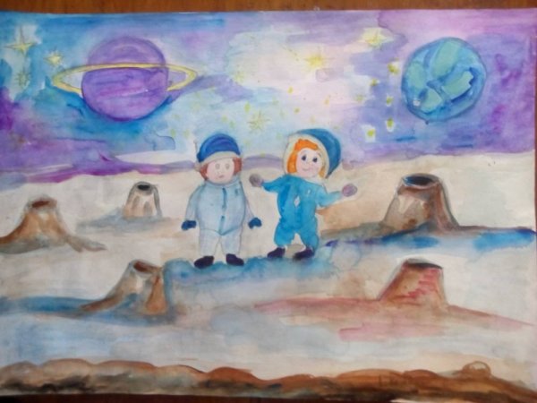 Незнайка на Луне рисунки на конкурс