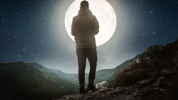 Горы звезды человек