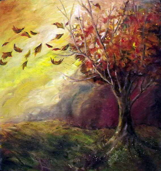 Осенний ветер картина