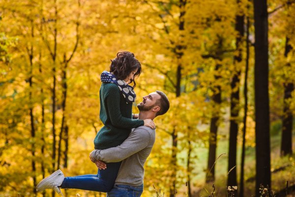 Парочка осенью