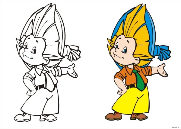 Герои Носова Незнайка