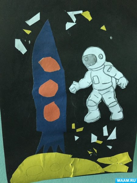 Аппликация космос