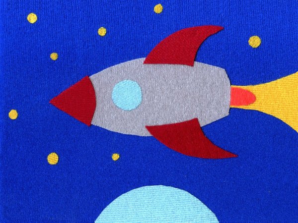 Аппликация космос