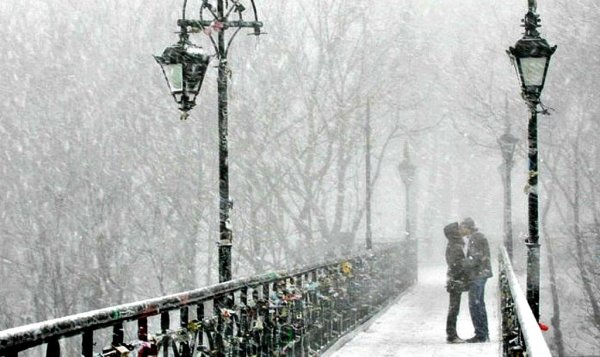 Снегопад любовь