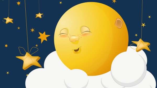 Луна рисунок для детей