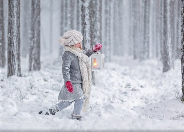 Девочка зима