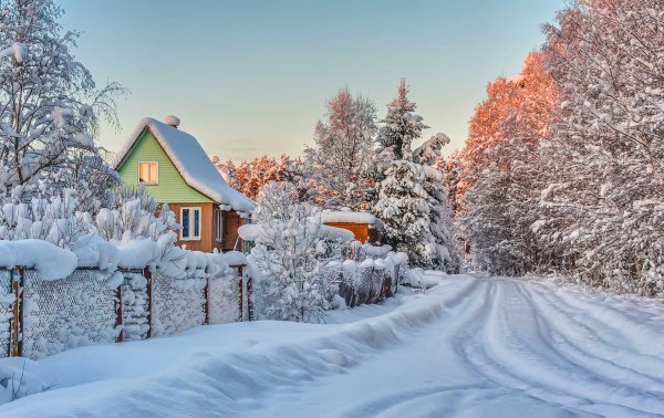 Зима в деревне: фотографии для вдохновения