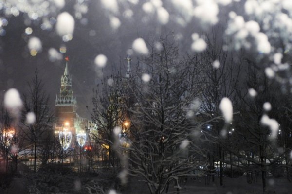 Снегопад в Москве