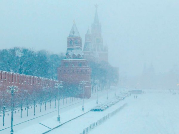Снегопад в Москве 13 февраля