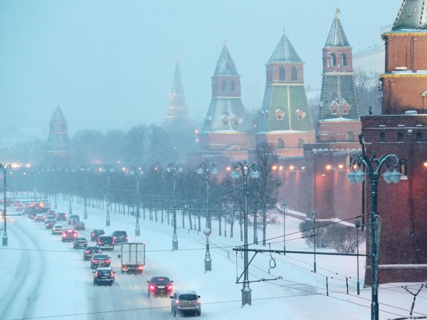 Москва зимой