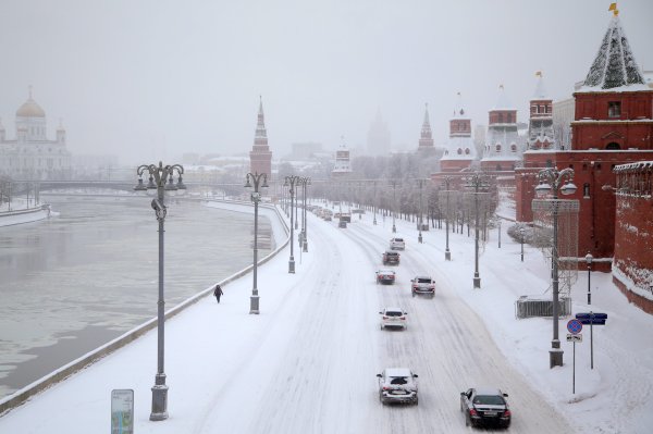 Снегопад в Москве