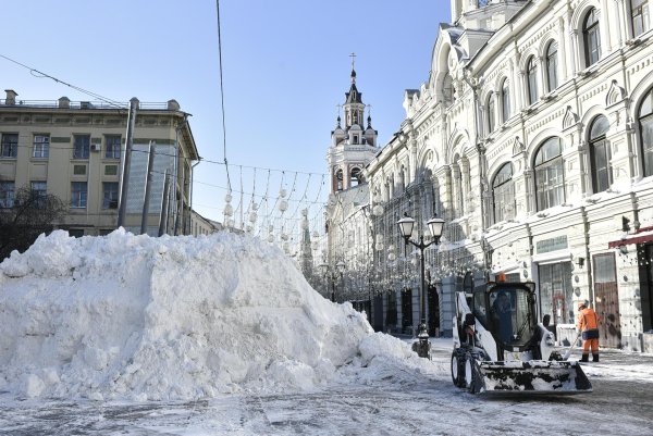 Москва под снегом